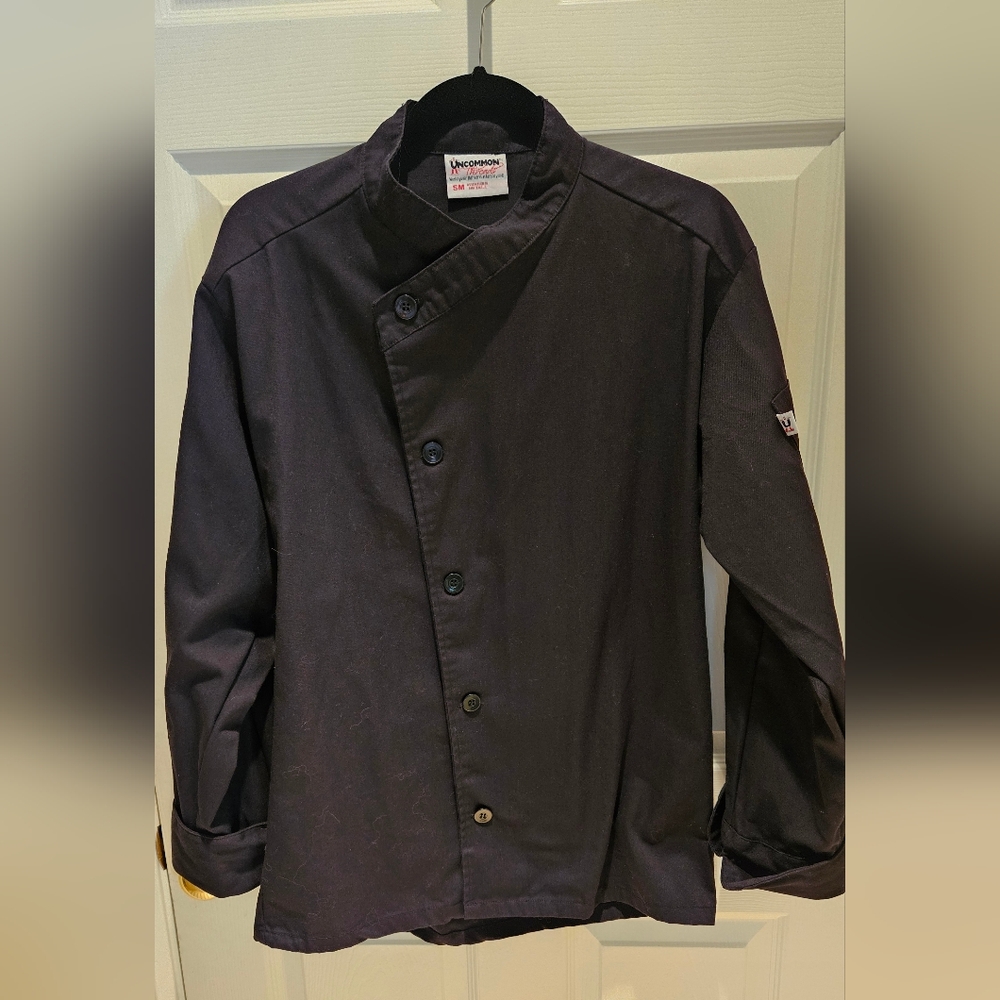 Uncommon Threads Black Chef Coat